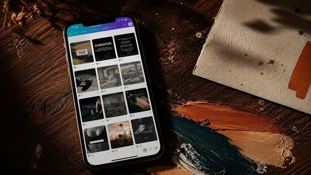 Mais de 50 templates Canva